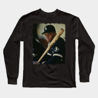 Frank Thomas in Chicago White Sox Long Sleeve T-Shirt